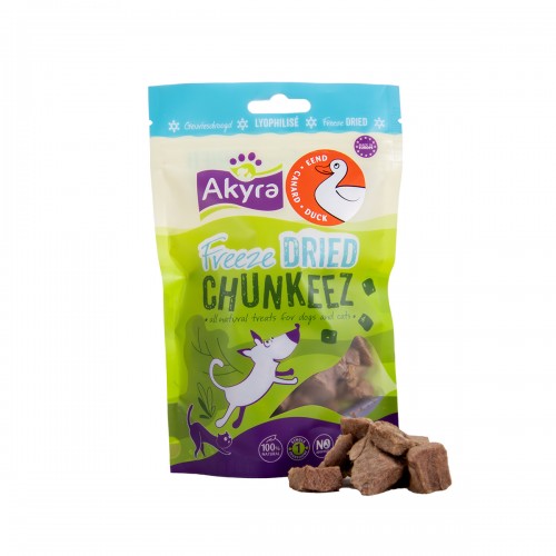 Akyra Freeze Dried Chunkeez canard