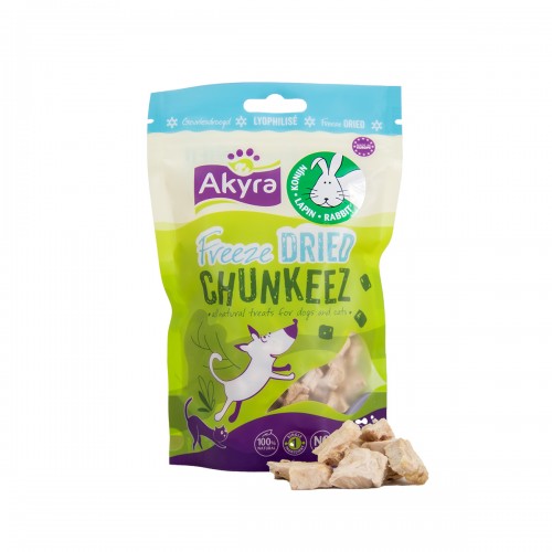 Akyra Freeze Dried Chunkeez lapin