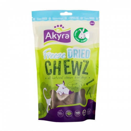 Akyra Freeze Dried Chewz oreilles de lapin